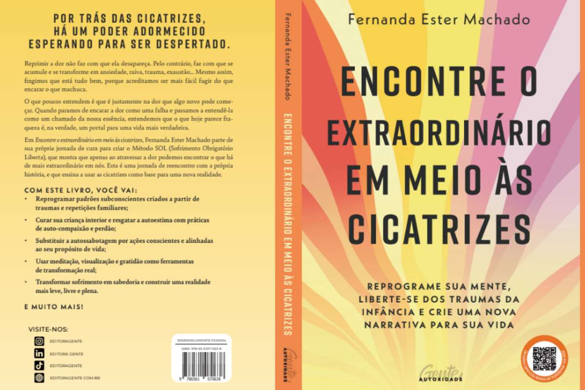 Fernanda Machado lança “Encontre o Extraordinário em Meio às Cicatrizes”