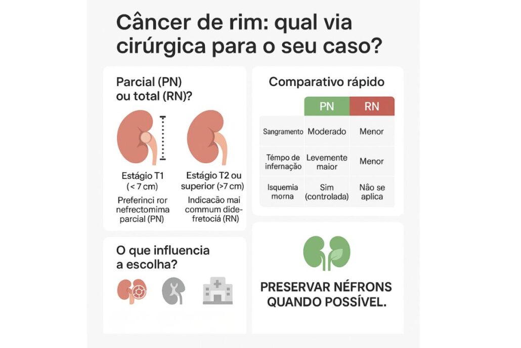 Câncer de rim: tratamentos tradicionais x cirurgia robótica